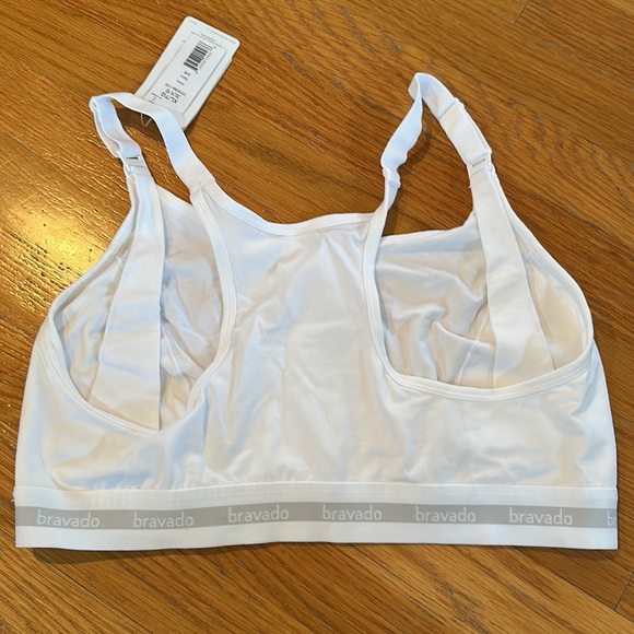 Bravado | NWT New Original Full Cup Nursing Bra White Organic Cotton Tencel - Picture 8 of 12